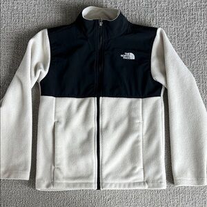 The North Face Kids Fleece Jacket - Black and Cream